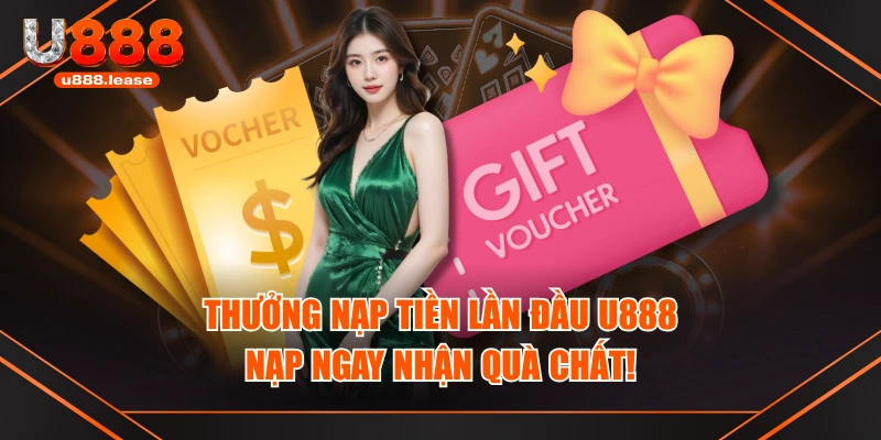 Thưởng Nạp Tiền Lần Đầu U888 - Nạp Ngay Nhận Quà Chất!